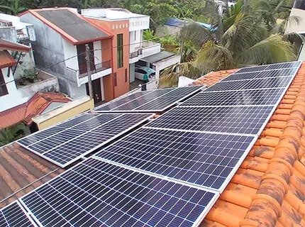 Roof-Mounted Solar System