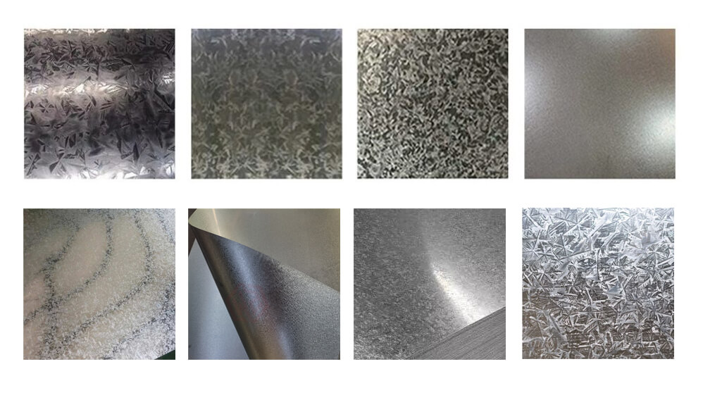 Types of Spangle on Galvanized Steel