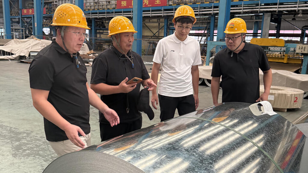 Argentine customers visited Hengze Steel Group10