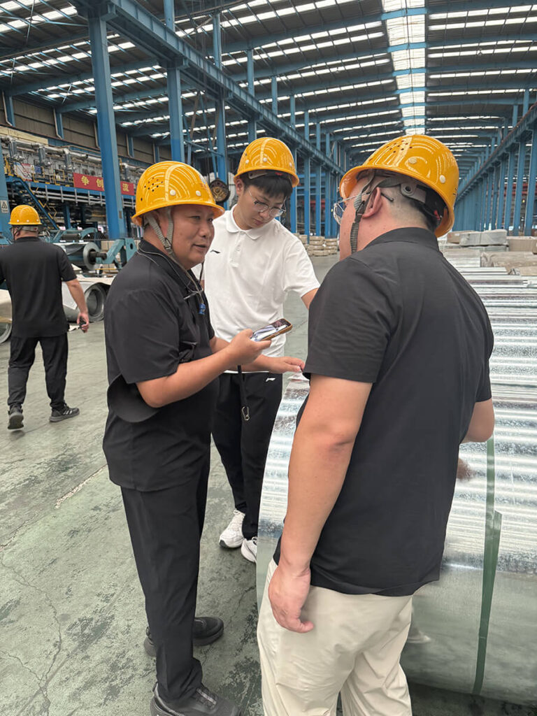 Argentine customers visited Hengze Steel Group5
