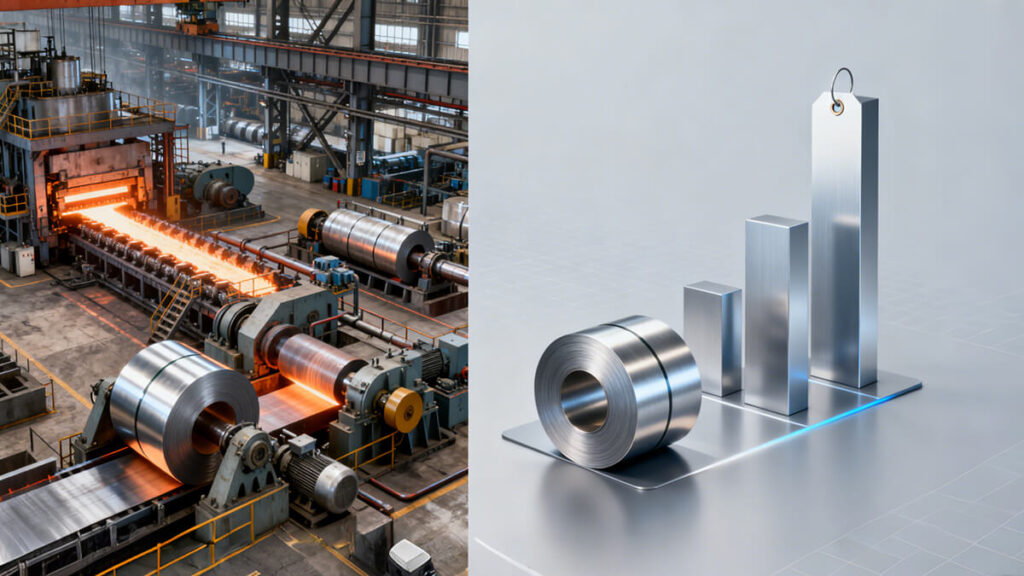 Hot-rolled and cold-rolled coil Cost and Price