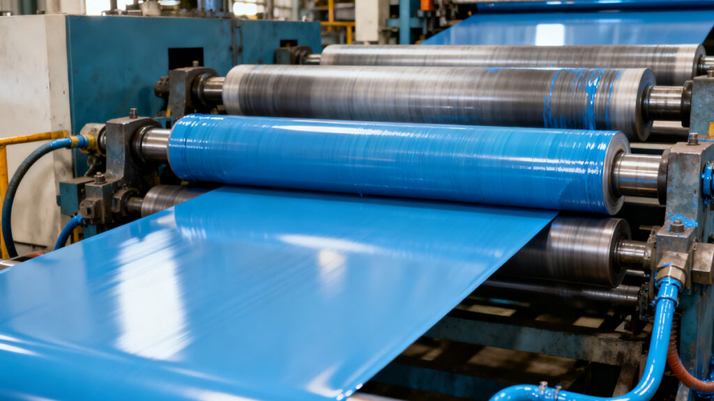 Manufacturing coated steel coils