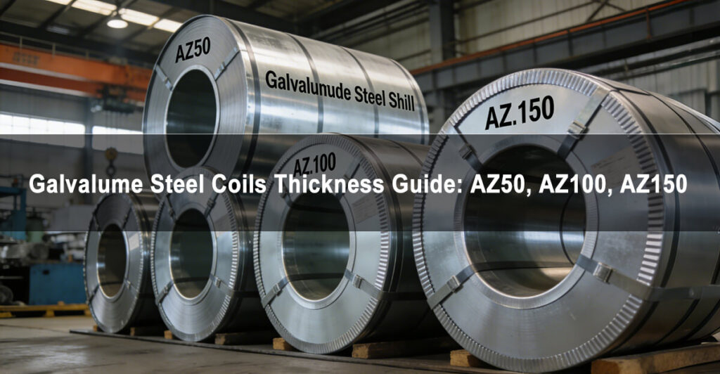 Galvalume Steel Coils Thickness Guide AZ50, AZ100, AZ150