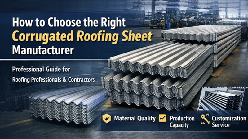 How to Choose the Right Corrugated Roofing Sheet Manufacturer
